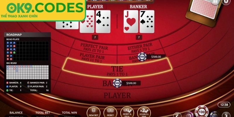 Cách chơi Baccarat tại OK9