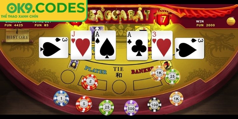 Công nghệ và trải nghiệm tại Baccarat OK9