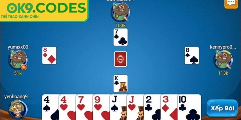 Bài Tấn OK9 - Chia Sẻ Mẹo Chơi Chi Tiết Cho Tân Thủ 2 Cách chơi một ván cược cơ bản