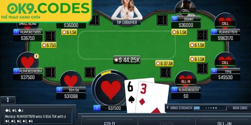Hướng dẫn chơi Poker từng bước