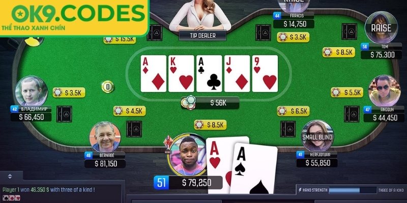 Tổng quan game Poker OK9