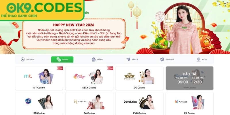 Giới thiệu về Sảnh EBET OK9